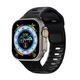 兜兜格液體硅膠適用蘋果Applewatchs10表帶Ultra2高級防水iwatch9/8/7代運動46MM男女42手表帶49潮流高級 黑色（進口液態(tài)硅膠） 38mm【iwatch1/2/3代】