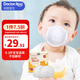 袋鼠醫(yī)生兒童口罩3d立體0-6個月嬰幼兒寶寶口罩6-12月白色10支防花粉柳絮