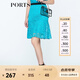 PORTS寶姿 新品 女裝優(yōu)雅蕾絲魚(yú)尾下擺半身裙LN8S024CLN006 松石綠 S (4)