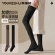有棵樹(shù)2雙大腿襪子女秋冬季100%純棉過(guò)膝保暖JK高筒抑菌長(cháng)筒襪防下滑
