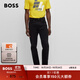 BOSS博斯男士常規(guī)版型舒適彈性牛仔褲 003-黑色 L （3332）