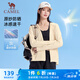 駱駝（CAMEL）冰感速干原紗防曬衣服女防紫外線薄外套 J25BA9L3017 淡月黃 M