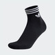 阿迪達斯（adidas）三葉草系列 中性 ORI TREF ANK 3P 三雙裝襪子 KA9263 黑色 S