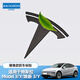邁科斯維適用特斯拉車(chē)標貼Model3/Y/YL煥新3Y方向盤(pán)尾標機蓋標車(chē)門(mén)拉手貼 Model3/Y前車(chē)標貼【啞黑金屬替換款】