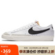 耐克NIKE板鞋男緩震經(jīng)典BLAZER LOW '77休閑鞋DA6364-101白43
