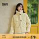 森馬（Semir）森馬羽絨服女新中式仿兔毛領(lǐng)短款保暖外套24冬新款109724113017