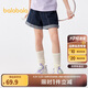 巴拉巴拉兒童牛仔褲短褲2024夏季薄款中大童女童褲子時(shí)尚208224110001