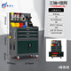 弗萊仕汽修工具車(chē)小推車(chē) 車(chē)間用帶抽屜可移動(dòng)多用途工具收納柜 綠色三抽