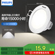 飛利浦（PHILIPS）5.5W led超薄客廳嵌入式筒燈吊頂用孔燈開孔85-95mm白光6500K