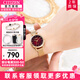 西鐵城（CITIZEN）女表小綠表JT系列簡(jiǎn)約石英表潮流方盤(pán)送女友禮物 EQ3003-50Z