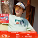 FILA【竹林多彩T】斐樂童裝兒童抗菌短袖T恤2025年夏季男女童上衣