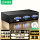 畢亞茲 VGA分配器一分二/一拖二 vga一進二出分屏器 筆記本電腦顯示器高清擴展器 1分2同屏器