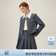 范思藍恩法式小香風(fēng)外套女春裝新款短款休閑仿牛仔外套24FS11165 牛仔藍 S