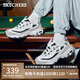 Skechers斯凱奇男女同款情侶鞋熊貓鞋金屬風(fēng)老爹鞋運(yùn)動(dòng)鞋66666228  37.5