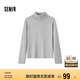 森馬（Semir）森柔毛衫|毛衣女基礎款高領(lǐng)緊身2024冬季純色套頭衫109724107011
