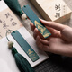 湖穎 望岳書(shū)簽兩支裝 千里江山黃銅書(shū)簽中國(guó)風(fēng)定制精致文創(chuàng)伴手禮紀(jì)念品套裝禮盒高顏值送老師生日禮物