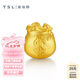 謝瑞麟（TSL）黃金轉運珠足串珠XK152-XK153 XK152-福袋錢(qián) （約0.3g）