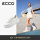 愛步（ECCO）25年夏季新款休閑板鞋女 街頭舞臺(tái)219613 石灰色/白色/稻黃色37