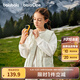 巴拉巴拉balaOne兒童馬甲女童男童輕薄外套上衣新款童裝2025秋冬 奶白10501-白鴨絨 120 （充絨量26g)