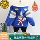 G.DUCKKIDS聯(lián)名奧特曼衣服男童外套春秋款洋氣秋冬季加絨加厚兒童棉服小男孩 藍(lán)色蓋亞超人 110 建議身高100-110cm4-5歲