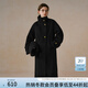 范思藍(lán)恩立領(lǐng)駱駝絨雙面羊毛呢大衣女冬季韓版中長(zhǎng)款毛呢外套4440 高級(jí)灰 M