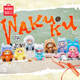 名創(chuàng)優(yōu)品（MINISO）wakuku哇庫庫毛毛潮趣派對搪膠毛絨盲盒手辦擺件玩具生日禮物端盒