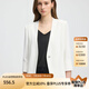 PRICH高級感職業(yè)一粒扣西裝2025夏季新款設(shè)計感V領(lǐng)外套女 39象牙白色 S