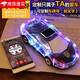 藍(lán)牙音箱七彩車模低音炮大音量無線便攜創(chuàng)意音響情人節(jié)生日禮 炫酷黑七彩車+普通包裝