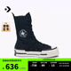 匡威（Converse）官方 Chuck 70 Plus加高款高幫休閑板鞋黑色A10361C A10361C 37