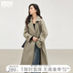 對白新復(fù)古回潮英倫風(fēng)中長款風(fēng)衣外套女2025秋裝新款今年流行卡其大衣 卡其色 S