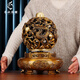 春錦秋鯉黃銅九轉(zhuǎn)乾坤鼎裝飾品客廳玄關(guān)辦公室開業(yè)禮品擺件 24#九轉(zhuǎn)