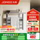 九牧（JOMOO） 電熱毛巾架衛(wèi)生間鋁合金浴室防潮置物架浴巾架烘干器碳纖維加熱 【智能溫控】槍灰色