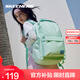 斯凱奇（Skechers）雙肩包大容量電腦包運動書包女男舒適百搭大學生雙肩背包旅行包 翡翠綠/01BC 均碼