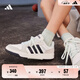 adidas ENTRAP美式校園風(fēng)運(yùn)動板鞋男女少年感復(fù)古籃球鞋阿迪達(dá)斯 白色/黑色/礬土棕   42