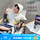 左西男童防曬衣兒童皮膚衣2025夏款連帽衫防曬服輕薄外套潮 灰色 150
