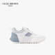 未畢（VICKI BROWN）【VB男鞋】法國品牌男士休閑鞋舒適透氣網(wǎng)面鞋時(shí)尚潮流鞋戶(hù)外 白藍 40