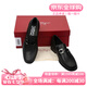 菲拉格慕（Ferragamo）商務(wù)休閑男士軟面皮鞋 GANCIO扣飾牛皮莫卡辛鞋 時尚大牌高檔男鞋  黑色 029392 0642848  40 碼（品牌6碼）