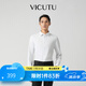 威可多（VICUTU）【Ever襯衫】男士潮流去污襯衫長袖商務(wù)百搭舒適襯衣 白色 M (170B)