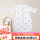 良良【粉絲專享】秋季嬰幼兒睡袋防踢被寶寶防驚跳抱被蓋被 星空藍(lán) 80碼【適合80-95cm】紗布棉 柔軟舒適