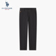 U.S. POLO ASSN.休閑褲男秋季商務(wù)干爽透氣長(cháng)褲男士高端直筒褲子 深灰色 34