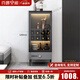 百意空間小型玻璃酒柜客廳靠墻一體輕奢現(xiàn)代家用餐邊柜置物柜可定制儲物柜 L2 長500*400*1200mm帶燈