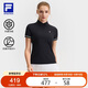 FILA 斐樂官方女子針織短袖POLO衫2025夏季新款網(wǎng)球運動防曬上衣