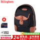 白金漢（Billingham）35專(zhuān)業(yè)雙肩包單反微單相機攝影包小型便攜旅游便攜防水復古背包7升適用徠卡哈蘇佳能尼康收納袋 黑色帆布/棕褐色皮 503101-70