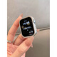 方哲品牌原裝適用蘋果iwatch S10表殼帶鉆閃鉆半包S9鑲鉆PC邊框硬殼 星光 適用iwatch S10【42MM表盤】