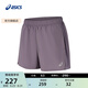 亞瑟士ASICS男子5英寸跑步短褲速干舒適透氣運動褲 2011D232-001 灰色 XL