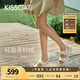 KISSCAT接吻貓【錢幣】厚底沙灘涼拖25夏新增高魔術(shù)貼運(yùn)動(dòng)涼鞋女 白色 -羊皮 37
