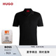 HUGO男士2025夏季新款小立領(lǐng)絲光棉質(zhì)修身 Polo衫50542961