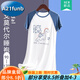 A 21 FUNB男童莫代爾睡裙兒童割包皮術(shù)后專用衣服冰絲男孩睡衣中大童睡袍 白色恐龍A 170 (165-170cm)(111-130