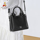 稻草人牛皮包包女包2026新款輕奢夏季單肩水桶斜挎包生日禮物送女友老婆