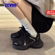 ZCVRR潮牌老爹鞋女2025春季新款ins小個子增高休閑鞋學生百搭運動鞋 黑色 36 (230mm)